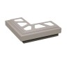 Ángulo externo para perfil vierteaguas Schlüter BARA-RAK/E 90º aluminio lacado
