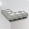 Ángulo externo para perfil vierteaguas Schlüter BARA-RAK/E 90º aluminio lacado