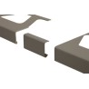 Empalme para perfil vierteaguas Schlüter BARA-RTK/V V/RT30 aluminio lacado