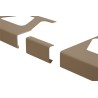 Empalme para perfil vierteaguas Schlüter BARA-RTK/V V/RT30 aluminio lacado