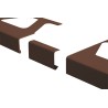 Empalme para perfil vierteaguas Schlüter BARA-RTK/V V/RT30 aluminio lacado