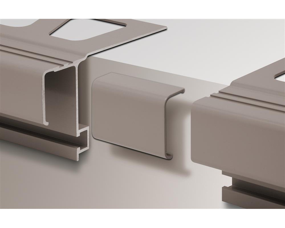 Empalme para perfil vierteaguas Schlüter BARA-RTK/V V/RT30 aluminio lacado