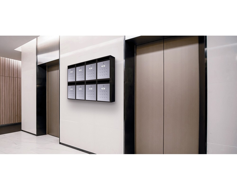 Buzón vertical para interior con apertura hacia abajo Arregui Mira V1300