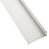 Perfil de ventilación de fachada de aluminio plegado a medida 2000x150mm