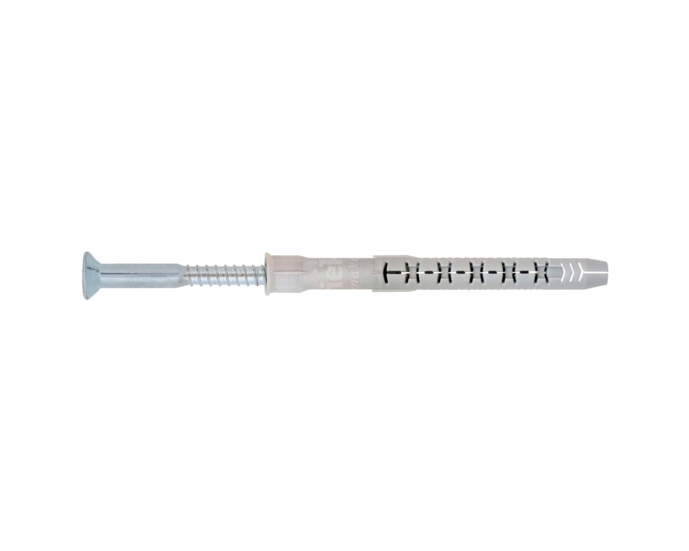 Taco multiexpansión X3 con tornillo cabeza avellanada inox A4 Ø8x80
