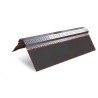 Cumbrera galvanizada ventilada de plomo plisado natural 2000x120mm