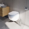 Inodoro suspendido con bastidor y triturador Dual Flush SFA Sanicompact Comfort+