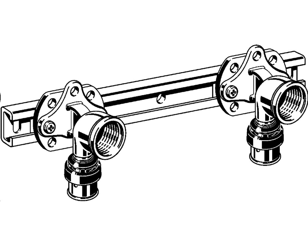 Unidad de montaje 16x1/2" Viega Smartpress 6741