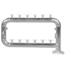 Baterías acero galvanizado circuito cerrado 2 filas