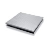 Tapa estanca ciega antideslizante inox peatonal con marco 500x500mm