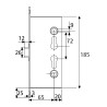 Cerradura cortafuegos antipánico Novoferm MXXRFCERRADCF60R