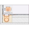 Set completo de desagüe lineal para ducha Schlüter KERDI-LINE-H 40