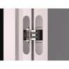 Bisagra oculta para puertas Kubica cromo satinado Krona Koblenz K 2700 CS DXSX