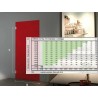 Bisagra oculta para puertas Atomika Slim cromo satinado Krona Koblenz K 8060 CS HD