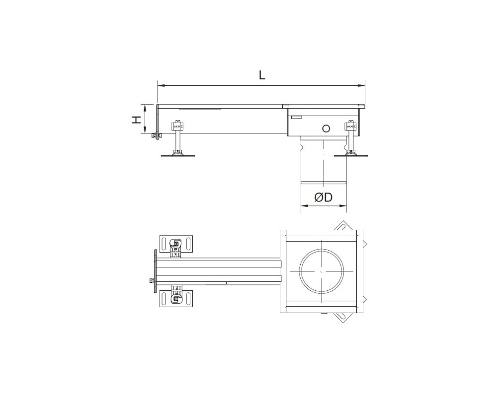 Canal ranurado ACO MOD20 AISI304 L500 H120 D142