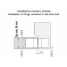 Bisagra oculta para puertas Kubi7 niquel satinado Krona Koblenz K 7000 NS HD