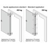 Bisagra oculta para puertas Kubi7 niquel satinado Krona Koblenz K 7000 NS HD