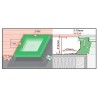 Ventana transitable para cubiertas horizontales Fakro DXW