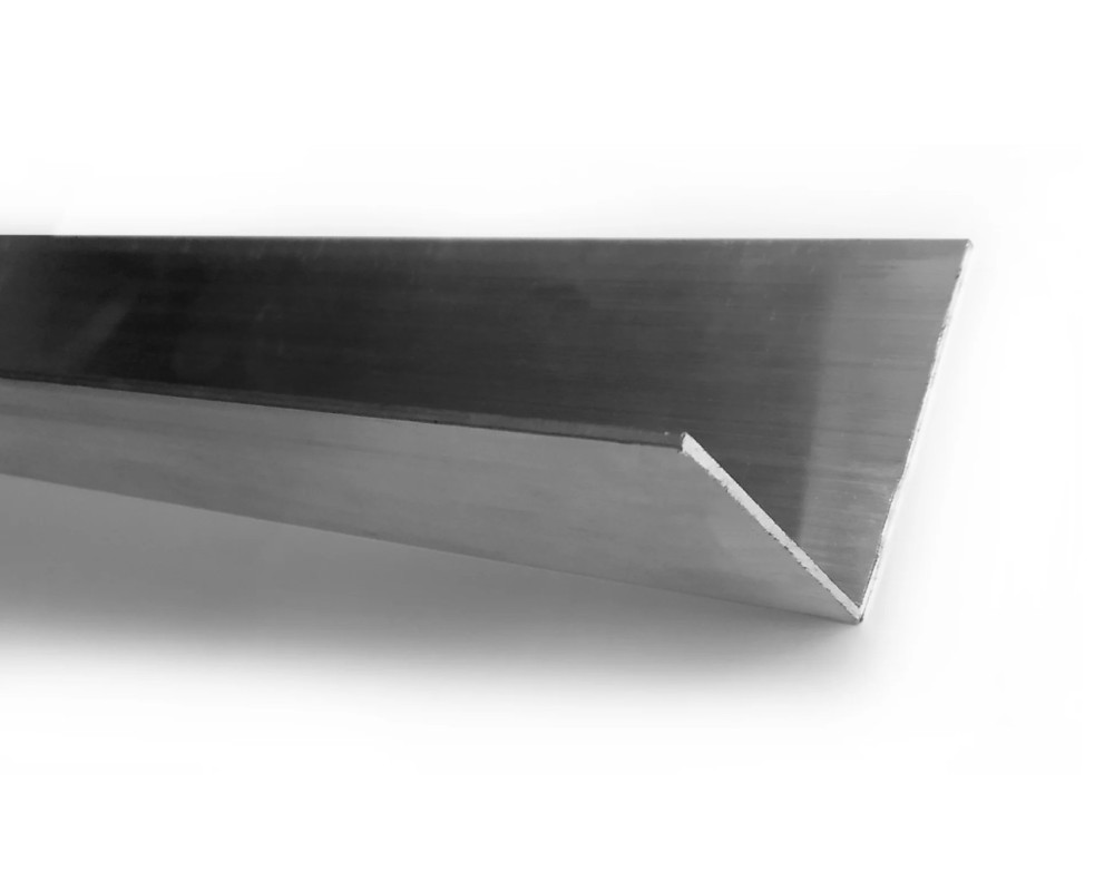 Perfil L escuadra aluminio natural fachada ventilada 50/50x2mm longitud 3m