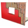 Lana de roca Rockwool Ventirock Duo 1350x600x80mm (paq. 4,05m²)