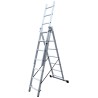 Escalera aluminio triple con base 11x3 KTL 23 237 011