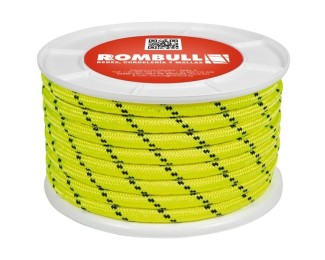 Cuerda trenzada con alma 8mm amarillo fluor