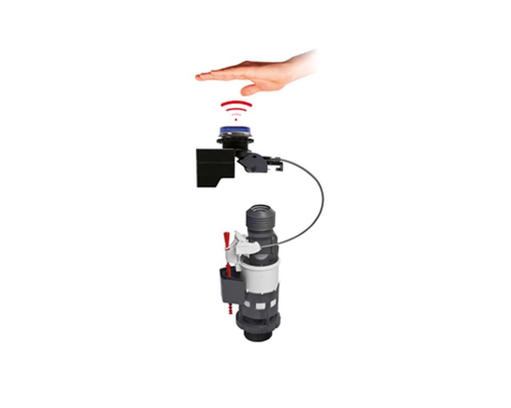 Mecanismo de descarga higiénico sin contacto Wirquin WC Tronic 2