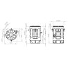Estación de bombeo a sotrerrar para aguas residuales SFA Sanifos 280 Vortex monofásico