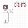 Kit para puertas correderas Krona Koblenz 0500 3