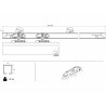 Sistema corredero para puertas de madera Krona Koblenz K Art 120