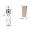Sistema corredero para puertas de madera Krona Koblenz K Art 120