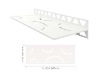Estante de diseño Curve Schlüter Shelf W S1 D6