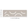 Estante de diseño Curve Schlüter Shelf N S1 D6