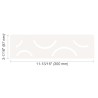 Estante de diseño Curve Schlüter Shelf N S1 D6