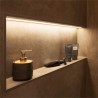 Sets de hornacinas con iluminación LED y sistema de control Schluter KERDI-BOARD-NLT-BR