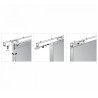 Juego accesorios puerta corredera Klein Lite 100 retráctil