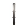Protector reforzado para bajante pluvial Ø110-125mm aluminio natural