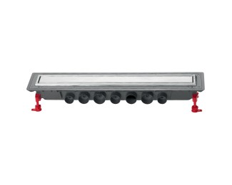 Canaleta Wirquin Venisio Expert rejilla reversible inox y embaldosar