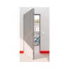 Puerta acorazada de trastero blanca con ventilación 887x2035mm empujar derecha Tesa Bunker