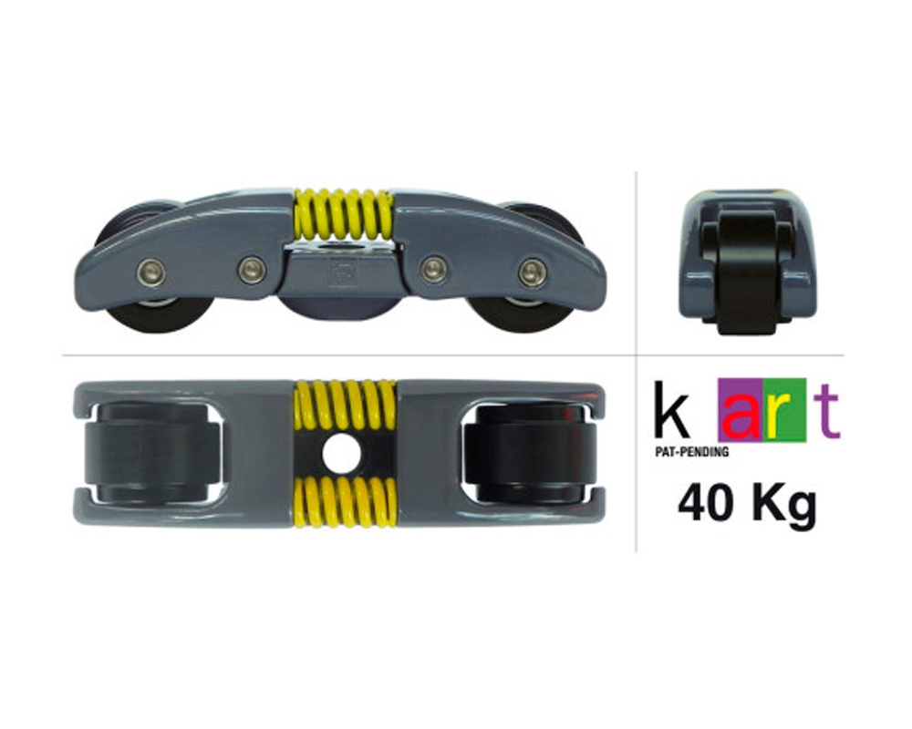 Sistema corredero para puertas de madera Krona K Art 40 ABS + System 0600