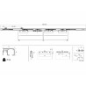 Sistema corredero para puertas de vidrio Krona K Art 80 ABS + System 1760