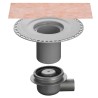 Desagüe con salida horizontal DN50/70 Schlüter KERDI-DRAIN KD BH 5070 GVB