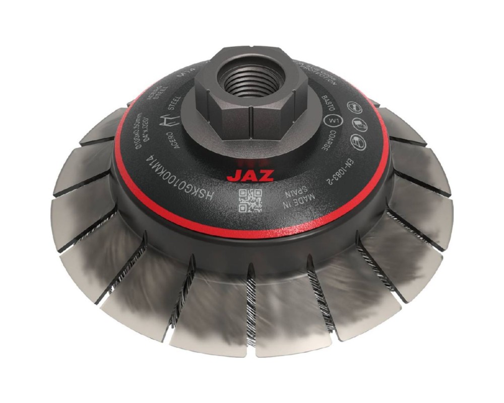 Cepillo taza alambre con guarda 100x0,5 M14 Jaz HSKG0100KM14
