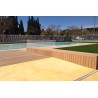 Tarima exterior composite Fustadeck lama de 146x23x2200mm