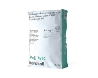 Mortero hidrorepelente Kerakoll Poli WR saco 20 kg