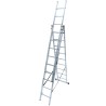 Escalera aluminio triple con base 6x3 KTL 23 231 006