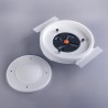 Difusor circular plano para empotrar techo Ergovent Rondo 125