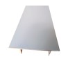 Zócalo de aluminio para perfil enrasado modelo Z blanco RAL9010