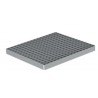 Reja entramada dentada A/D 30x30 30x3 AISI304 218x218mm L15 para sumideros EG