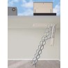 Escalera escamoteable de tijera galvanizada ZX-TERRAZA